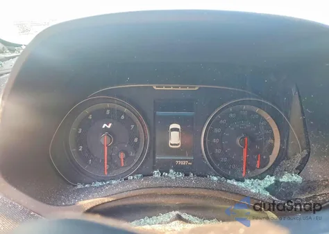 2020 Hyundai Veloster N z USA, uszkodzony, nr VIN KMHT36AH9LU004570